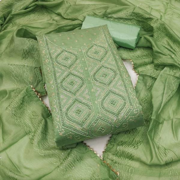New Unstitched Dress Material Wholesalers in Surat Color Set Matching Dress Material Wholesale
