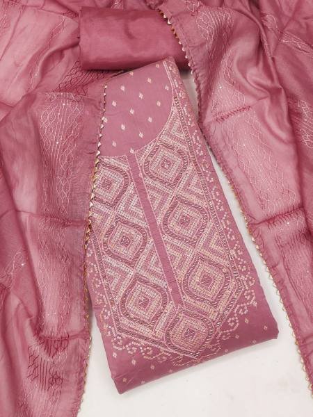 New Unstitched Dress Material Wholesalers in Surat Color Set Matching Dress Material Wholesale