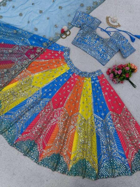 New Women Designer Zari & Sequence Work Lehenga Choli  Designer Lehenga Choli
