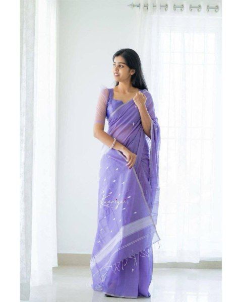 Now New Collection Lilan Soft Cotton Saree  Cotton Sarees Wholesale