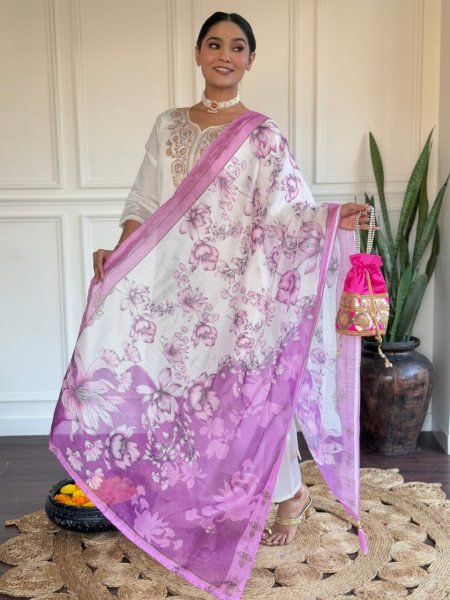 Off White Attractive Party Wear Indian Suit Set For Women Online 3 Piece Kurti Set