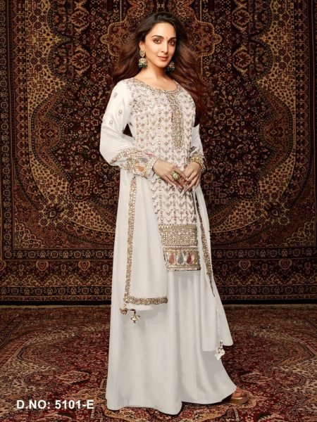 Online Wholesale Chinon Suit with Embroidery Party Wear Salwar Kameez in Plus Size from Leading Surat Textile Supplier 