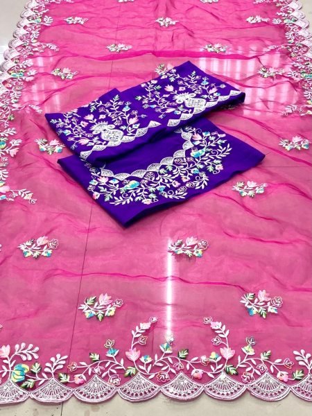 Organza  Silk Saree Organza Sarees Wholesale