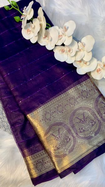 Organza Silk Sarees with Zari Jacquard Border at Wholesale Rates Organza Sarees Wholesale