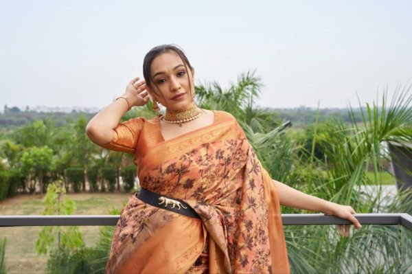 Organza Zari Silk Saree Organza Sarees Wholesale
