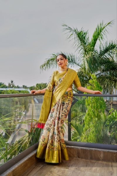 Organza Zari Silk Saree Organza Sarees Wholesale