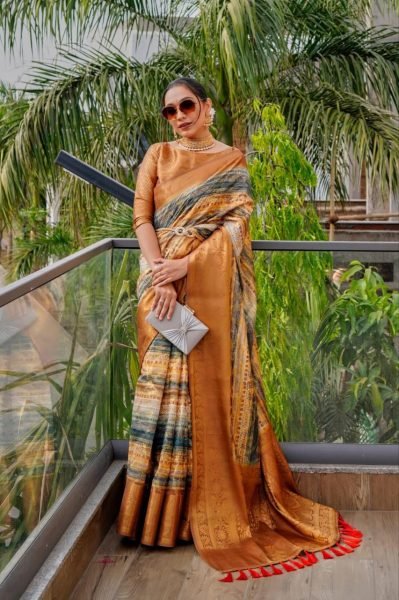 Organza Zari Silk Saree Organza Sarees Wholesale