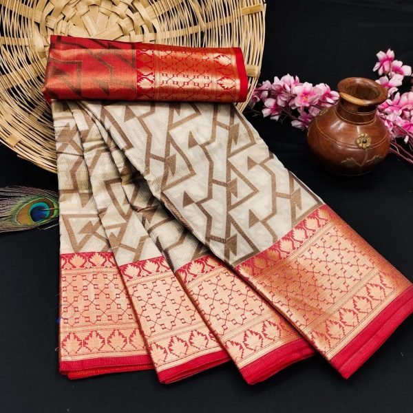  Organza Zari Weaving Jacquard Saree Organza Sarees Wholesale