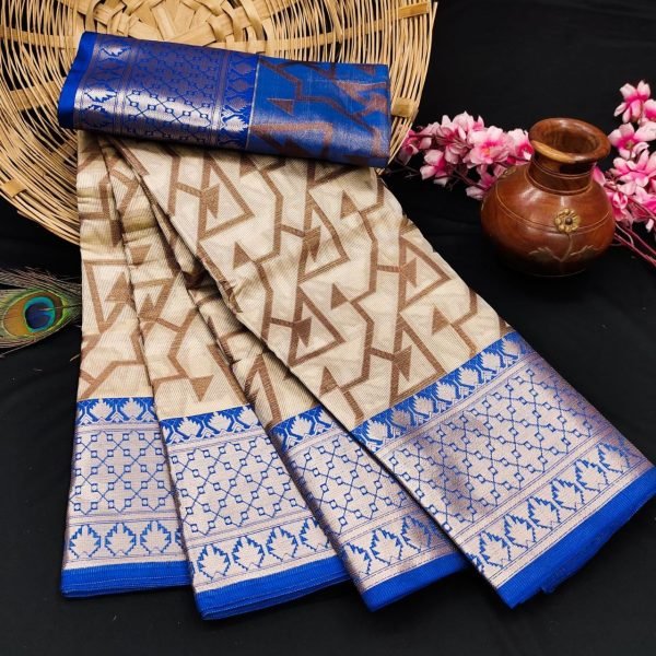  Organza Zari Weaving Jacquard Saree Organza Sarees Wholesale