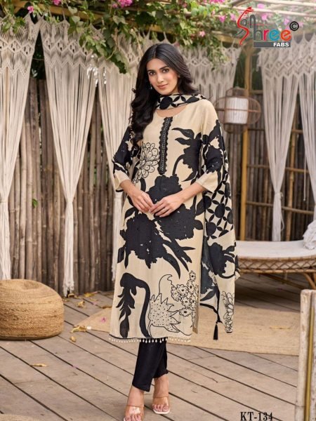 Pakistani Maslin Suit Set Digital Print with Handwork New Collection Elegant Party Wear 