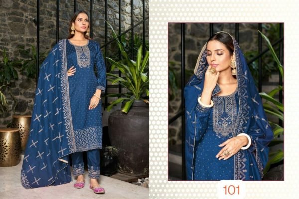 Pakistani Wedding Party Wear Embroidery Worked Shalwar Kameez Pakistani Suits Wholesale