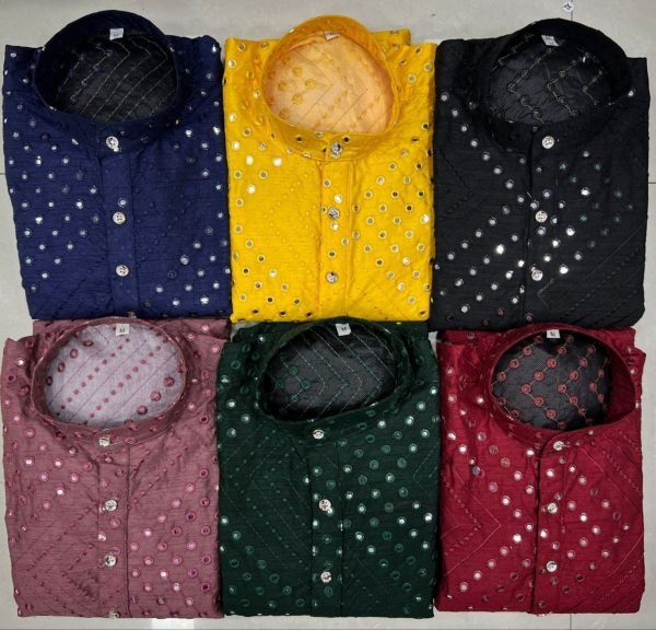 Party Wear Heavy Banglori Silk Kurta Pajama Kurta Pajama Wholesale