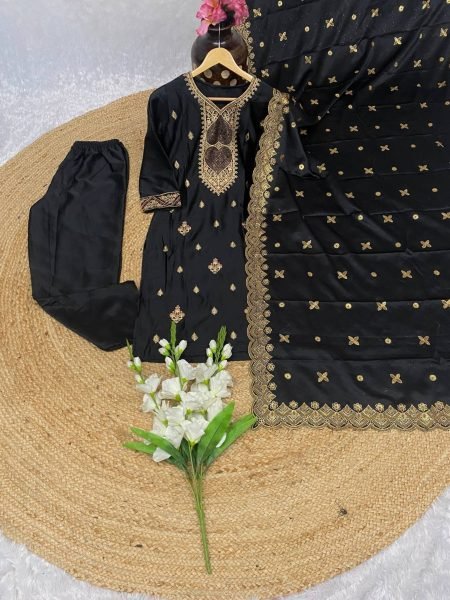 Party Wear Malay Satin Silk Kurti With Satin Silk Dupatta Ready To Wear Collection