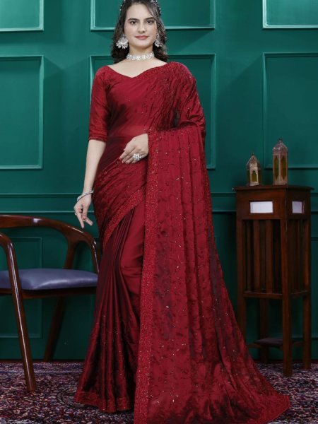 Party Wear Rangoli Silk Saree with Bangalory Blouse Wedding Collection for Resellers 