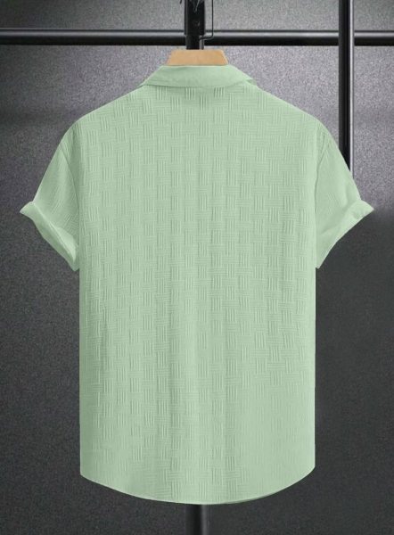 Pastel Colour Mens Imported Shirt With Short Sleeves Mens Shirt