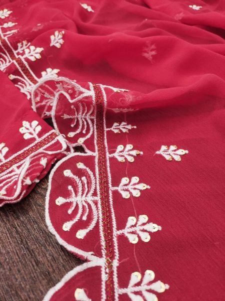 Perfact Outfit For festival Georgette 3pc Set  3 Piece Kurti Set