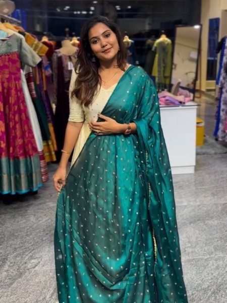 Wedding Functions or Party Wear  Chinnon Anarkali Set with Dupatta Best Wholesale Prices 