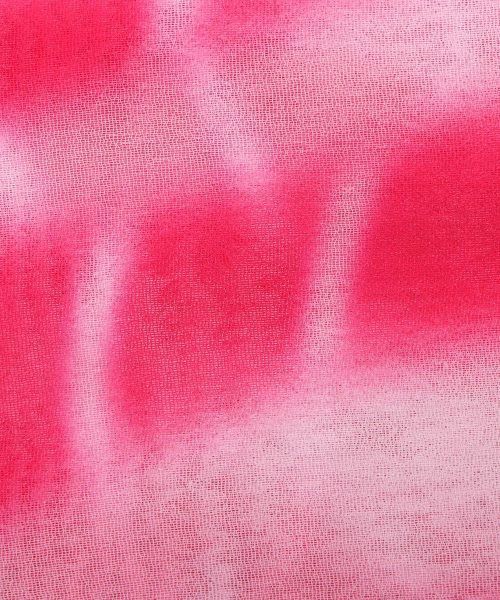 Pink Colour Tie   Dye Print Georgette Fabric Digital print 