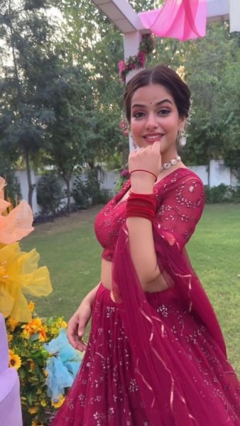 Pink Georgette With Sequnce Lehnega  Choli Collection  Designer Lehenga Choli