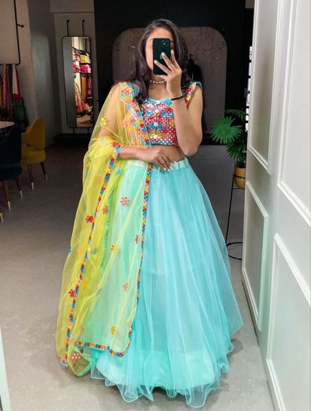 Plain Triplet Color Designer Lehenga Choli Designer Lehenga Choli