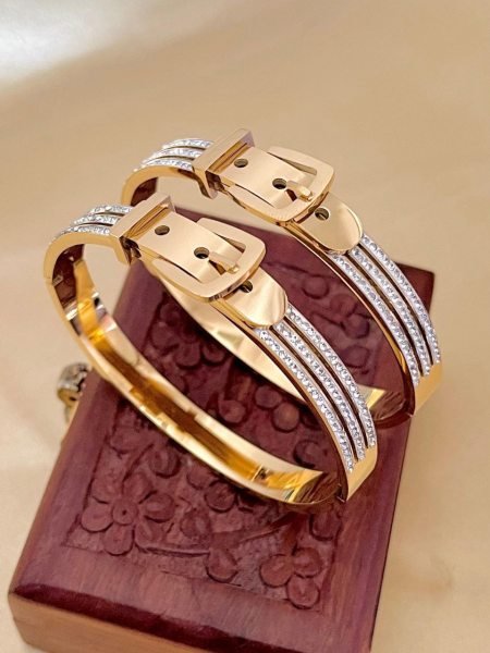 Premium Anti Tarnish Bracelet Combo 2 Piece Daily Wear Set at Wholesale Rate Fashion Accessories Wholesale