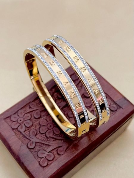 Premium Anti Tarnish Bracelet Combo 2 Piece Daily Wear Set at Wholesale Rate Fashion Accessories Wholesale