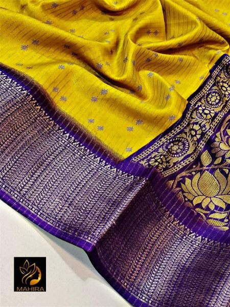 Premium Bandhani Dola Silk Sarees with Contrast Border & Printed Pallu Silk Sarees Wholesale