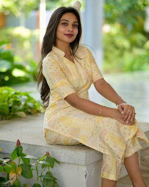 Premium Breezy Cotton Kurti with Pant All Size Friendly Office Wear For Women Kurti With Bottom Wholesale