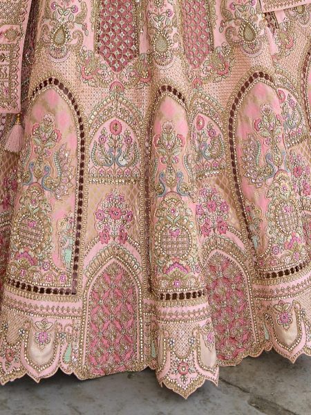 Special Brides Outfit  Silk Embroidered Lehenga Choli  Bridal Lehenga Choli