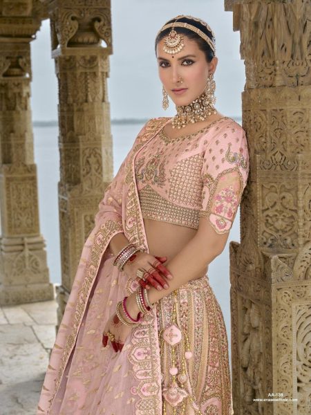 Special Brides Outfit  Silk Embroidered Lehenga Choli  Bridal Lehenga Choli