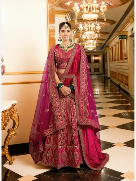 Premium Bridal Special Velvet Lehenga Choli By Royal Export  Bridal Lehenga Choli