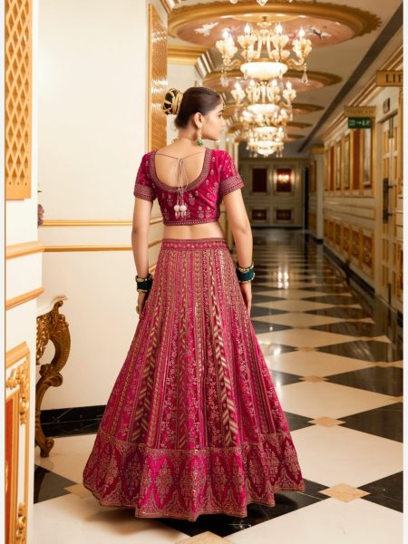 Premium Bridal Special Velvet Lehenga Choli By Royal Export  Bridal Lehenga Choli