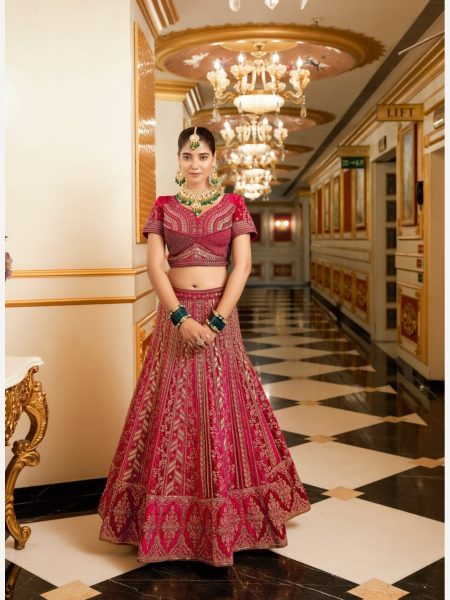 Premium Bridal Special Velvet Lehenga Choli By Royal Export  Bridal Lehenga Choli