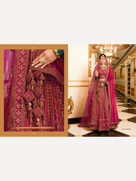 Premium Bridal Special Velvet Lehenga Choli By Royal Export  Bridal Lehenga Choli