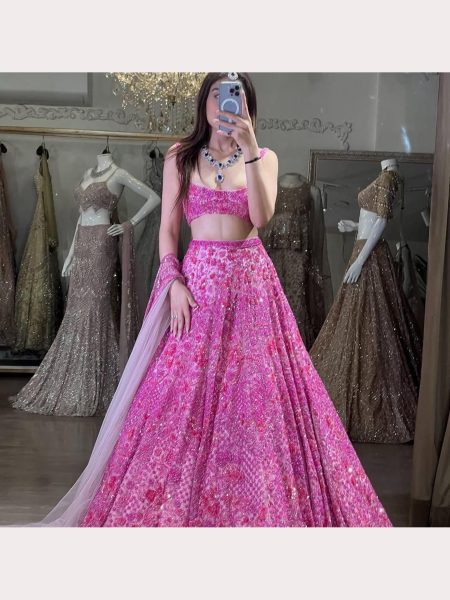 Premium Butterfly Soft Net Embroidery Work Lehenga Choli Designer Lehenga Choli