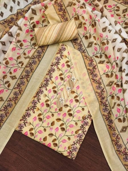 Premium Cotton Printed Dress Material Cotton Dress Material
