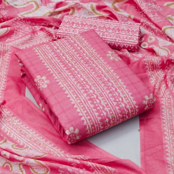 Premium Cotton Printed Dress Material Cotton Dress Material