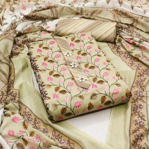 Premium Cotton Printed Dress Material Cotton Dress Material