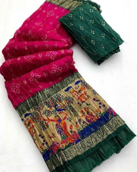 Premium Dola Silk Digital Printed Saree For Women  Silk Sarees Wholesale