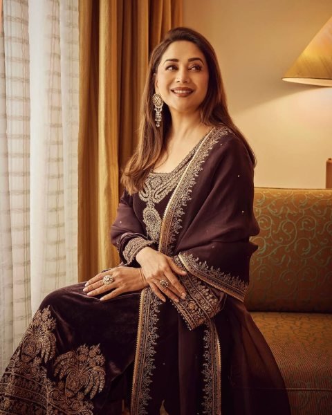 Premium Fully Stitched Chinon Silk Plazzo Suit for Women with Heavy Sequence Embroidery Work Ready To Wear Collection