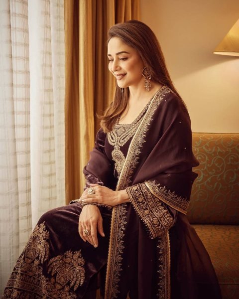 Premium Fully Stitched Chinon Silk Plazzo Suit for Women with Heavy Sequence Embroidery Work Ready To Wear Collection