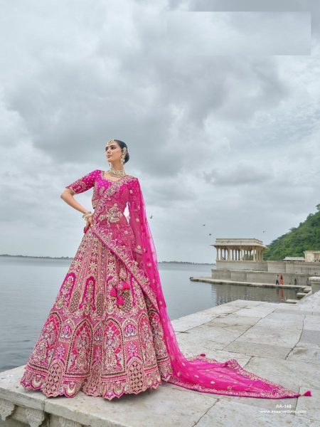 Premium Look Silk Embroiderd Bridal Lehenga Choli Manfacture in surat Gujarat  Bridal Lehenga Choli