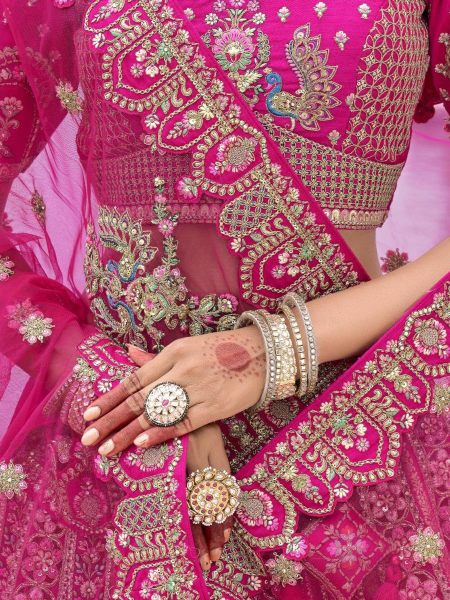 Premium Look Silk Embroiderd Bridal Lehenga Choli Manfacture in surat Gujarat  Bridal Lehenga Choli