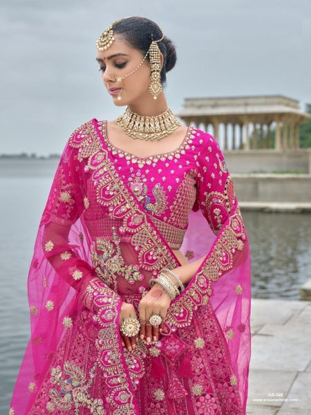 Premium Look Silk Embroiderd Bridal Lehenga Choli Manfacture in surat Gujarat  Bridal Lehenga Choli