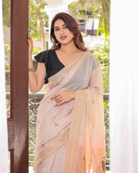 Premium Muga Cotton Saree with Colorful Resham and Zari Weaving Cotton Sarees Wholesale