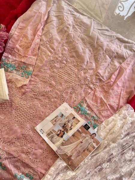 Premium Pakistani Style Cambric Cotton Suits by Ziaaz Very Heavy Embroidered Moti Work Best Offer Now Premium Quality Pakistani Suits Wholesale