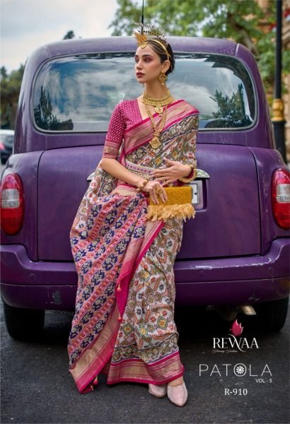 Premium Patola Silk With Hb Luxury Print Saree Cataloug At Lowest Price Patola Silk Sarees Wholesale