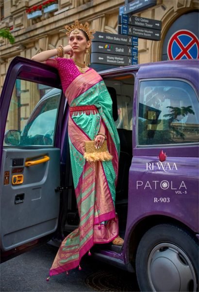 Premium Patola Silk With Hb Luxury Print Saree Cataloug At Lowest Price Patola Silk Sarees Wholesale
