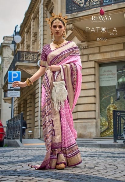 Premium Patola Silk With Hb Luxury Print Saree Cataloug At Lowest Price Patola Silk Sarees Wholesale