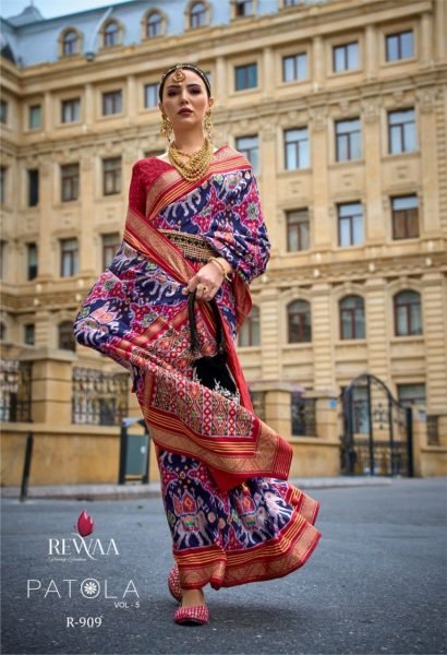 Premium Patola Silk With Hb Luxury Print Saree Cataloug At Lowest Price Patola Silk Sarees Wholesale